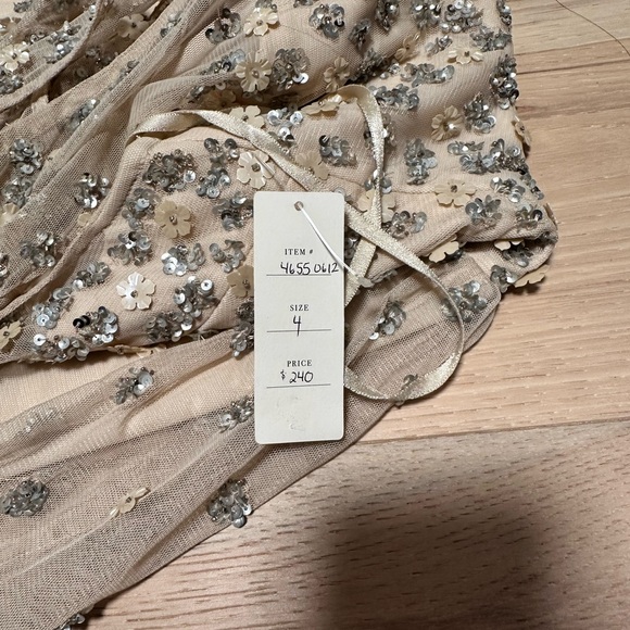 Anthropologie x BHLDN Ginny Embellished Wedding Dress | Size 4 - Picture 10 of 14